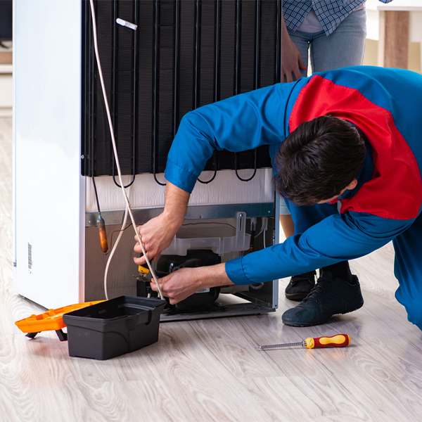 how long does it usually take to repair a refrigerator in Woodsfield